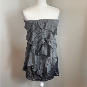 NWT Anama boho grey dress